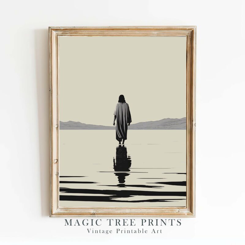 Jesus Walks On Water Beautiful Christian Art Prints