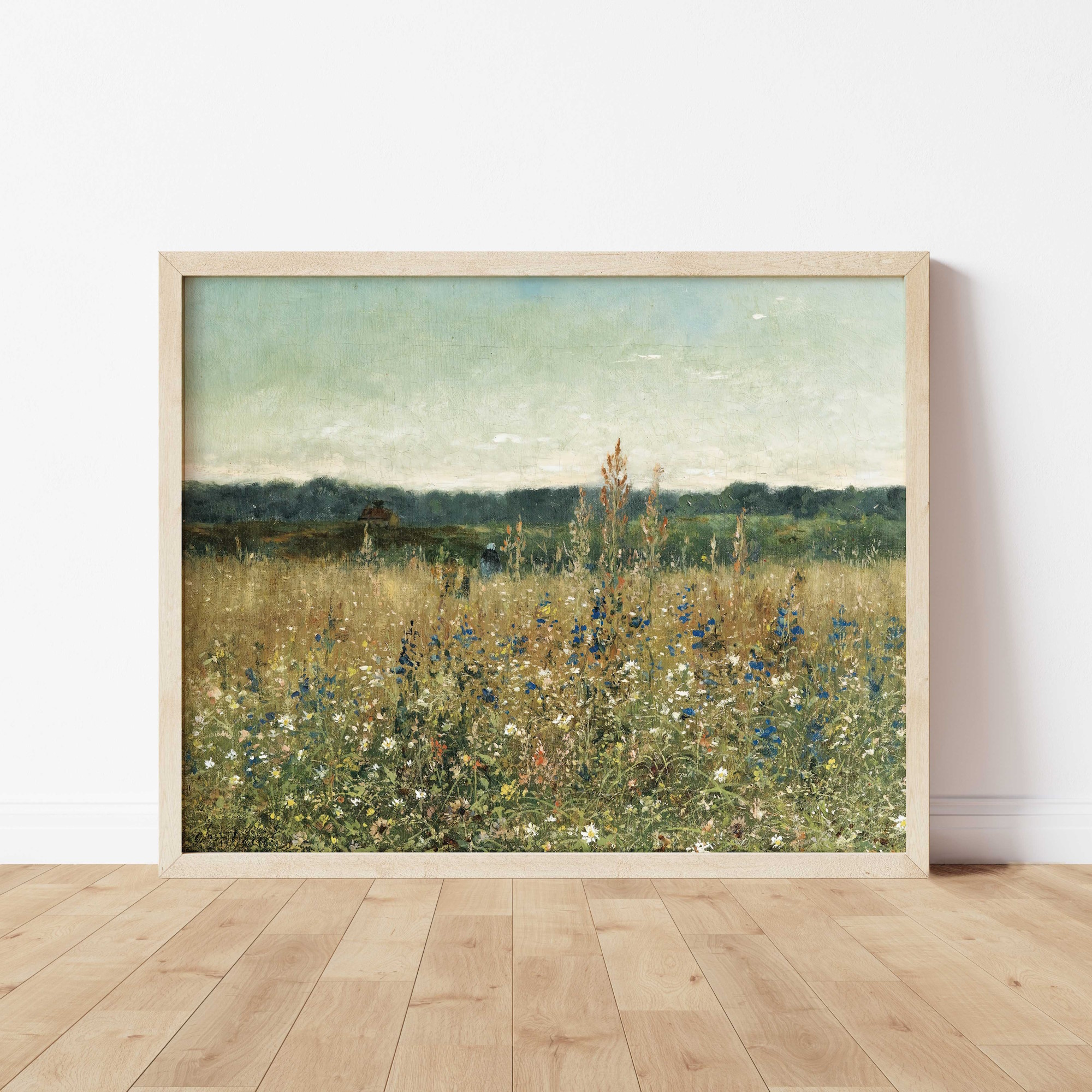 Wildflower Field Vintage Art 02 – magictreeprints.com