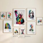 Travel Banksy Posters Set of 9