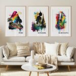 Travel Banksy Posters – Barcelona, Bangkok, Peru