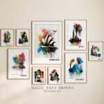 Travel Banksy Posters – Set of 9