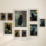 Cats Gallery Wall Set of 9