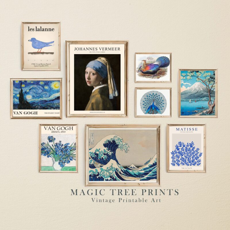 Blue Eclectic Gallery - Magic Tree Prints