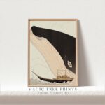 Jonah and the Whale - printable Christian wall art, instant digital download, view 3
