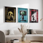 Banksy Poster Set of 3