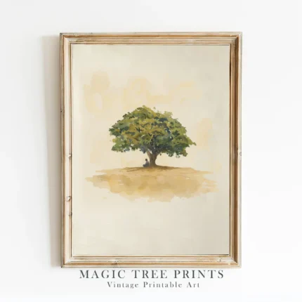 Nathanael and the Fig Tree — printable Christian wall art