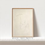 Woman Praying - printable Christian wall art, instant digital download, view 2