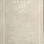 Psalm 121 - printable Christian wall art, instant digital download