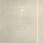 Psalm 91 - printable Christian wall art, instant digital download