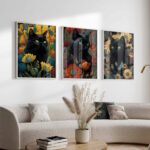 Cats Gallery Wall Set of 9 - Image 2