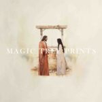 Jesus & the Woman at the Well - printable Christian wall art, instant digital download