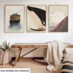 Jonah and the Whale - printable Christian wall art, instant digital download, view 2