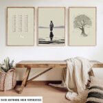 Jesus Walks on Water - printable Christian wall art, instant digital download, view 4