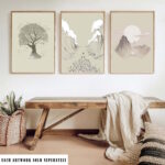 Moses Parts the Red Sea - printable Christian wall art, instant digital download, view 4
