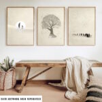 The Mustard Seed Parable - printable Christian wall art, instant digital download, view 2
