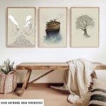 Noahs Ark - printable Christian wall art, instant digital download, view 2