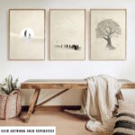 Jesus – Look at the Birds Far - printable Christian wall art, instant digital download, view 2
