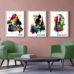 Travel Banksy Posters – Barcelona, Bangkok, Peru - Image 4