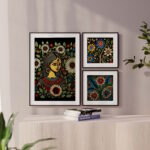 Madhubani Flower Woman