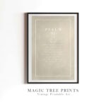 Psalm 91 - printable Christian wall art, instant digital download, view 4