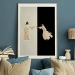 Jesus Raises Lazarus From the Dead - printable Christian wall art, instant digital download, view 4
