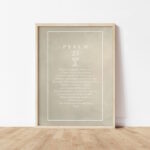 Psalm 23 - printable Christian wall art, instant digital download, view 6