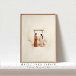 Jesus & the Woman at the Well - printable Christian wall art, instant digital download, view 6