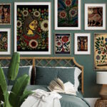 Madhubani Gallery Wall Set of 9 - Image 10