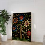 Madhubani Flower Woman - Image 8
