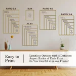 Jesus with Girl - printable Christian wall art, instant digital download, view 8