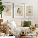 Virgin Mary and Baby Jesus - printable Christian wall art, instant digital download, view 2