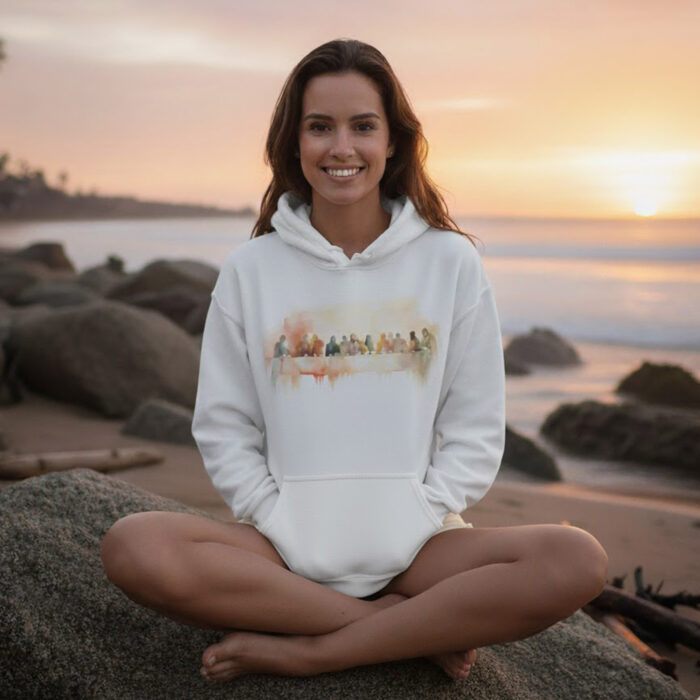 The Last Supper Christian Hoodie - Image 2