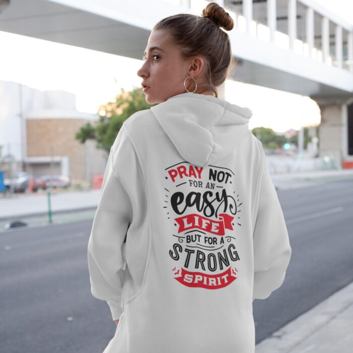 Strong Spirit Christian Hoodie - Image 3