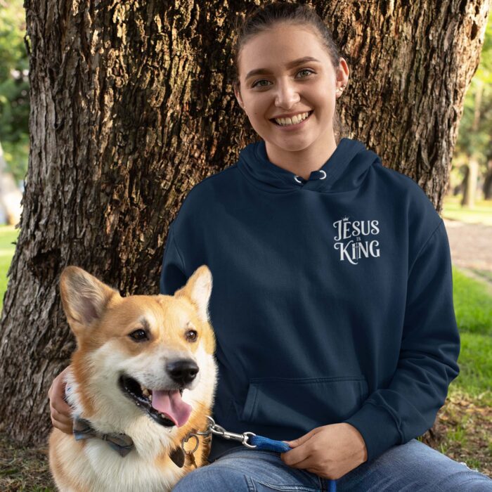Jesus is King Christian Hoodie - Image 3