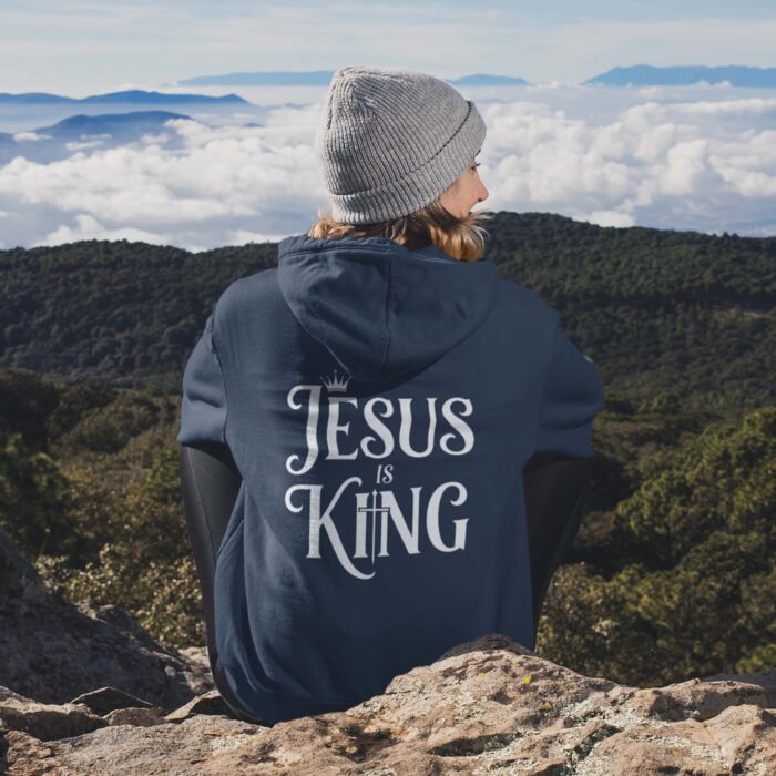 Jesus is King Christian Hoodie - Image 1