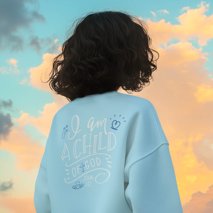 Child of God Christian Crewneck - Image 1