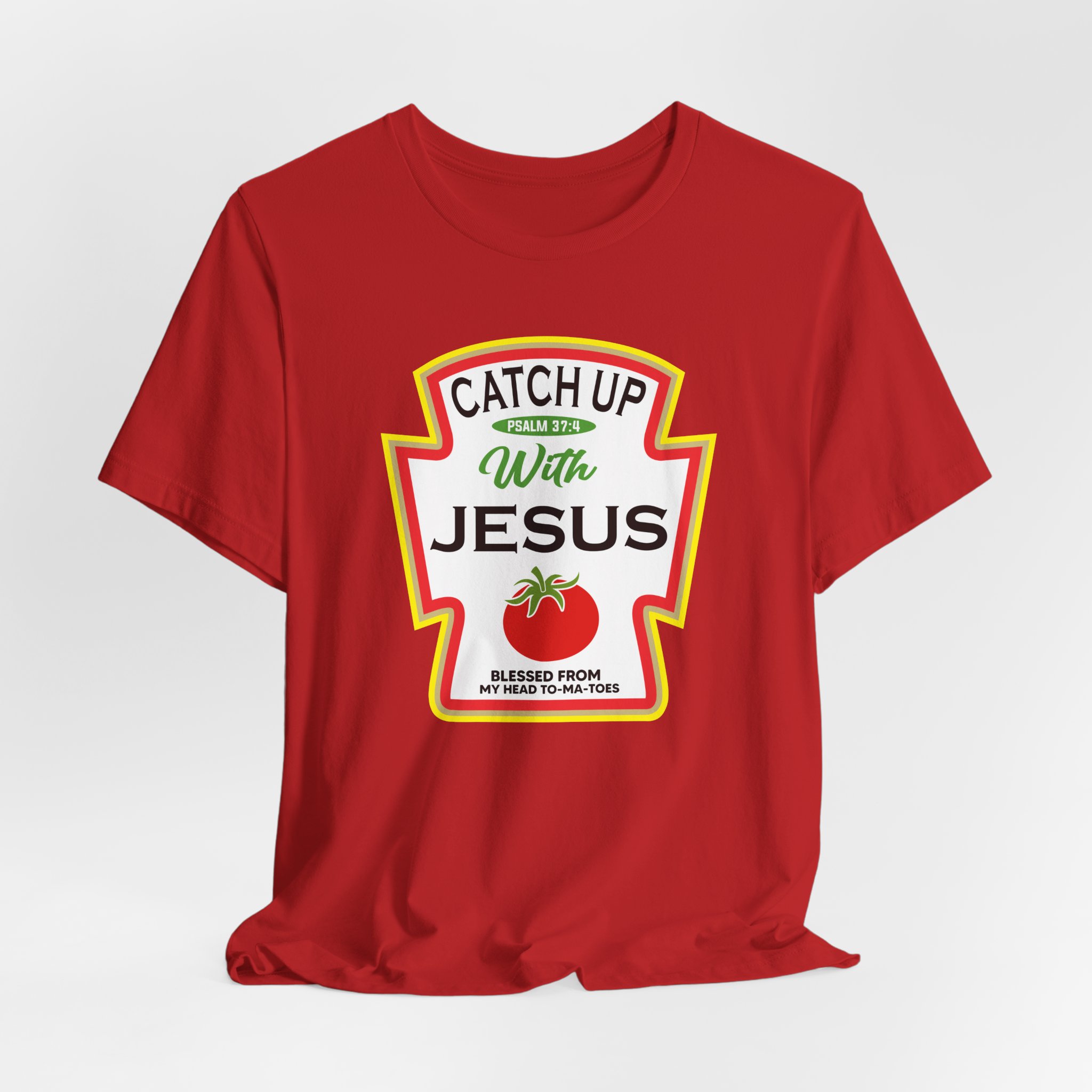 2887940277778037093_2048.jpeg Catch Up with Jesus Tee - Image 1