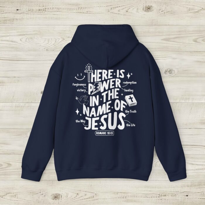 Power in the Name of Jesus Christian Hoodie - Image 5