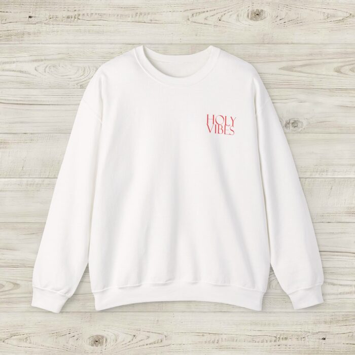 Holy Vibes Christian Crewneck - Image 3