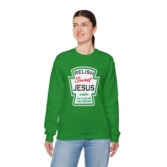 Relish Jesus Christian Sweatshirt - Image 4