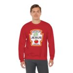 Catch Up with Jesus Christian Sweatshirt - Image 3