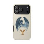 Archangel Michael Battles the Dragon Christian Phone Case - Image 5