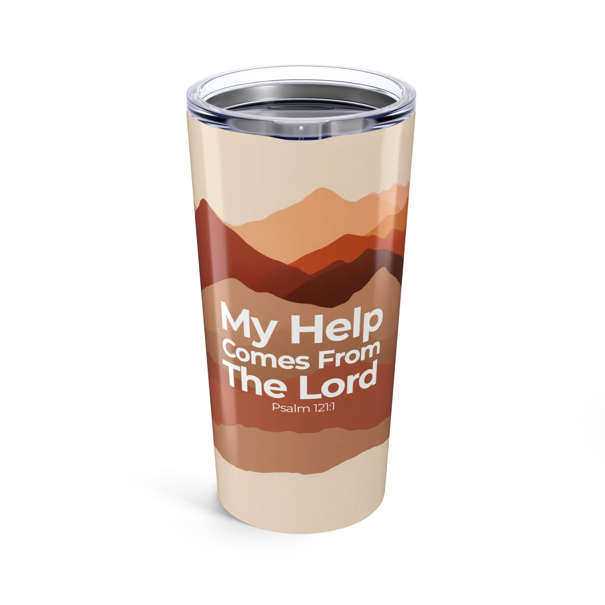 2489229307452414019_2048.jpeg My Help Comes from the Lord Christian Tumbler 20oz - Image 1
