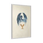 Archangel Micheal Battles the Dragon Framed Christian Canvas Print - Image 6