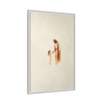 Jesus with Girl Framed Christian Canvas Print - Image 6