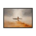Jesus Leaves The 99 Framed Christian Canvas Print - Image 9