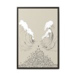 Moses Parts the Red Sea Framed Christian Canvas Print - Image 3