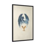 Archangel Micheal Battles the Dragon Framed Christian Canvas Print - Image 2