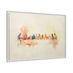 The Last Supper Framed Christian Canvas Print - Image 2
