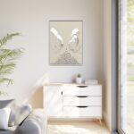 Moses Parts the Red Sea Framed Christian Canvas Print - Image 7